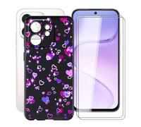 HGJTFANY Case for Honor 600 Smart| Screen Protector x 2| XT123