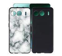 HGJTFANY Case for OnePlus Nord 4 (6.74"), 2 pieces Ultra-Thin TPU Bumper Cover, 360° Drop Protection Shell Shockproof Soft Silicone Phone Case for OnePlus Nord 4 - Marble