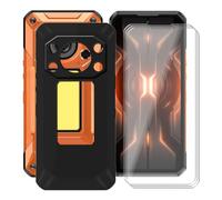 HGJTFANY Case for Oukitel WP500 5G| Screen Protector x 3| Black