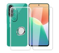 HGJTFANY Case for Samsung Galaxy F70 Pro, + Screen Protector, Ring Holder