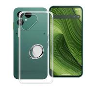 HGJTFANY Clear Case for Fairphone Gen 6 (6.31"), with 360° Rotating Ring Holder, Ultra-Thin Shockproof Shell, Soft TPU Bumper Protective Cover for Fairphone Gen 6
