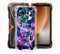 HGJTFANY Phone Case for Blackview ROCK 2 (6.67"), Ultra-Thin Clear Shockproof Cover, for Blackview ROCK 2 Case, Soft Silicone TPU Bumper Protective Shell - XT112