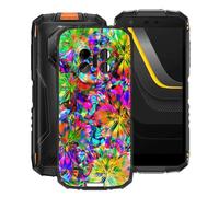 HGJTFANY Phone Case for Doogee Fire 3 Ultra (5.50"), TPU Shockproof Bumper Case, 360° Drop Protection Shell Ultra-Thin Soft Silicone Cover for Doogee Fire 3 Ultra - Colorful