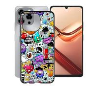 HGJTFANY Phone Case for Doogee Note 58 (6.75"), TPU Shockproof Bumper Case, 360° Drop Protection Shell Ultra-Thin Soft Silicone Cover for Doogee Note 58 - XS40