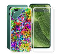 HGJTFANY Phone Case for Fairphone Gen 6 (6.31"), 2 Pieces 360° Drop Silicone Protection Shell, Ultra-Thin Soft TPU Shockproof Bumper Case for Fairphone Gen 6 - Clear + XT117