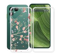 HGJTFANY Phone Case for Fairphone Gen 6 (6.31"), 2 Pieces 360° Drop Silicone Protection Shell, Ultra-Thin Soft TPU Shockproof Bumper Case for Fairphone Gen 6 - Clear + WM84