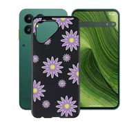 HGJTFANY Phone Case for Fairphone Gen 6 (6.31"), TPU Shockproof Bumper Case, 360° Drop Protection Shell Ultra-Thin Soft Silicone Cover for Fairphone Gen 6 - Purple flower