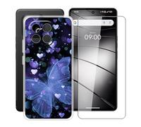 HGJTFANY Phone Case for Gigaset GS6 Pro (6.67") with 1 X Tempered Glass Screen Protector, Ultra-thin Shockproof Cover, Clear (Anti-yellow) Soft TPU Shell for Gigaset GS6 Pro Case - XT149