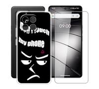 HGJTFANY Phone Case for Gigaset GS6 Pro (6.67") with 1 X Tempered Glass Screen Protector, Ultra-thin Shockproof Cover, Clear (Anti-yellow) Soft TPU Shell for Gigaset GS6 Pro Case - XT120B
