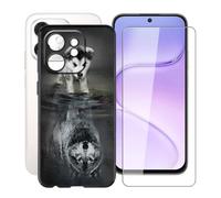 HGJTFANY Phone Case for Honor 600 Smart Screen Protector - WMA27