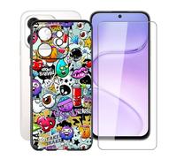 HGJTFANY Phone Case for Honor 600 Smart Screen Protector - XS40
