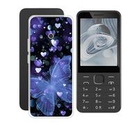 HGJTFANY Phone Case for Nokia 215 4G 2024 (2.80"), Ultra-Thin Clear Shockproof Cover, Soft Silicone TPU Bumper Protective Shell for Nokia 215 4G 2024 - XT149