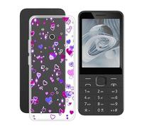 HGJTFANY Phone Case for Nokia 215 4G 2024 (2.80"), Ultra-Thin Clear Shockproof Cover, Soft Silicone TPU Bumper Protective Shell for Nokia 215 4G 2024 - XT123
