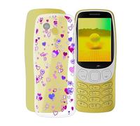 HGJTFANY Phone Case for Nokia 3210 2024 (2.4"), Ultra-Thin Clear Shockproof Cover, Soft Silicone TPU Bumper Protective Shell for Nokia 3210 2024 - XT123