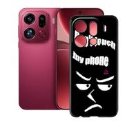 HGJTFANY Phone Case for Oppo Find X9 Pro (6.78"), TPU Shockproof Bumper Case, 360° Drop Protection Shell Ultra-Thin Soft Silicone Cover for Oppo Find X9 Pro - Don’t touch phone