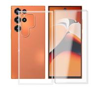HGJTFANY Phone Case for Oukitel C67, + 3 X Tempered Glass, Clear