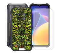 HGJTFANY Phone Case for Oukitel G1 S (6.52") with [2 x Tempered Glass Protective Film], Black Shockproof Bumper Cover Ultra-thin Soft Silicone Case for Oukitel G1 S - Green Goblin