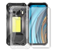 HGJTFANY Phone Case for Oukitel WP61, + 3 X Tempered Glass, Clear
