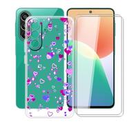 HGJTFANY Phone Case for Samsung Galaxy F70 Pro + 2 X Screen Protector, XT123