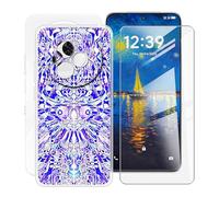 HGJTFANY Phone Case for TCL NxtPaper 60 Ultra (7.20") with 1 X Tempered Glass Screen Protector, Ultra-thin Shockproof Cover, Clear (Anti-yellow) Soft TPU Shell for TCL NxtPaper 60 Ultra Case - XT118