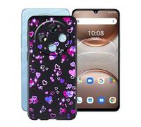 HGJTFANY Phone Case for Umidigi G100A (6.90"), TPU Shockproof Bumper Case, 360° Drop Protection Shell Ultra-Thin Soft Silicone Cover for Umidigi G100A - Love Bubbles