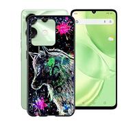 HGJTFANY Phone Case for Umidigi G9 5G (6.75"), TPU Shockproof Bumper Case, 360° Drop Protection Shell Ultra-Thin Soft Silicone Cover for Umidigi G9 5G - Punk Wolf