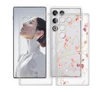 HGJTFANY Phone Case for ZTE nubia RedMagic 11 Air (6.85"), 2 Pieces 360° Drop Silicone Protection Shell, Ultra-Thin Soft TPU Shockproof Bumper Case for ZTE nubia RedMagic 11 Air - Clear + WM84