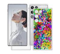 HGJTFANY Phone Case for ZTE nubia RedMagic 11 Air (6.85"), 2 Pieces 360° Drop Silicone Protection Shell, Ultra-Thin Soft TPU Shockproof Bumper Case for ZTE nubia RedMagic 11 Air - Clear + XT117