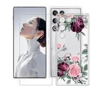 HGJTFANY Phone Case for ZTE nubia RedMagic 11 Air (6.85") with 1 X Tempered Glass Screen Protector, Ultra-thin Shockproof Cover, Clear Soft TPU Shell for ZTE nubia RedMagic 11 Air Case - YQ12