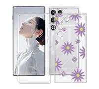 HGJTFANY Phone Case for ZTE nubia RedMagic 11 Air (6.85") with [2 X Tempered Glass Screen Protector], Soft Silicone Shockproof Cover Ultra-thin Clear TPU Case for ZTE nubia RedMagic 11 Air - XT41