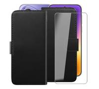 HGJTFANY Wallet Case for Huawei Pura 90s Pro + Screen Protector, Black