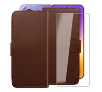 HGJTFANY Wallet Case for Huawei Pura 90s Pro + Screen Protector, Brown