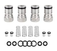 Hgkeke 2 Packs Ball Lock Keg Posts for Cornelius Keg Stainless Corny Keg Post 19/32-18 Female Thread Gas Post Keg Liquid Post Replacement O-Rings Ball Lock Keg Fittings (Post & Poppet &Spring)