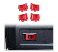 Hgkqbomb Car Interior Auto Accessories Car Interior Inside Door Handle Left Right Replacement Set for Land for Rover for Defender 90 110 130 204-2018 Mouldings(Red 4-Pcs)