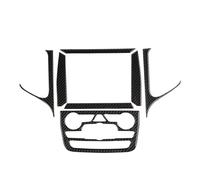 Hgkqbomb Car Interior for Jeep for Grand for Cherokee 2011-2021 Interior Accessories Car Navigation A-Pillar Vent Window Engine Button Door Handle Cover Trim Mouldings(Carbon Fiber Look)