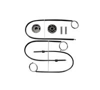 Hgkqbomb Car Window Levers for Smart for Roadster 2003 2004 2005 Window Regulator Repair Kit Front Left Side Window Regulator