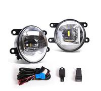 Hgkqbomb FogLamp 1 Pair Car Fog Lamp Assembly For Toyota For Sienna 2021 2022 2023 2024 Front Bumper LED Lens White Foglight With Cable Switch 12V Car Fog Lights