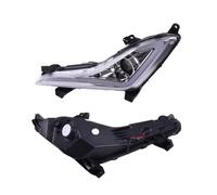 Hgkqbomb FogLamp 1Pair For Hyundai For Elantra 2014 2015 2016 LED DRL Daytime Running Lights Fog Lamp Car Front Bumper Lamps Turn Singal White Car Fog Lights(White)