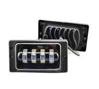 Hgkqbomb FogLamp 1Pair For Lada For Vaz 2110-2117 Fog Light Van LED DRL Driving Lights White Amber Angel Eyes Lamp Car Fog Lights(2pcs)