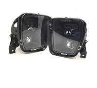 Hgkqbomb FogLamp 2pc Led Fog Lights Assembly For Dodge For Ram 1500 2013-2018 Pickup Truck Bumper Driving Fog Lamps Plug And Play Car Fog Lights(Black Style 3)