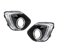 Hgkqbomb FogLamp Car LED Front Daytime Running Light For Mitsubishi For ASX 2013 2014 2015 Fog Lamp 3-Colors DRL Turn Signal Waterproof 12V Car Fog Lights(3-Colors DRL)