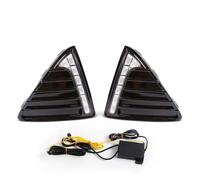 Hgkqbomb FogLamp DRL For For Focus 3 For MK3 2012 2013 2014 2015 Daytime Running Light LED Fog Lamp Cover With Yellow Turning Signal Functions Car Fog Lights
