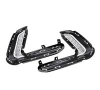 Hgkqbomb FogLamp Fog Lights For Hyundai For Elantra 2016 2017 2018 LED DRL Lamp Front Bumper Headlights Daytime Running Turn Signal Waterproof Car Fog Lights