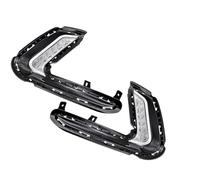 Hgkqbomb FogLamp For Hyundai For Elantra 2016 2017 2018 Fog Lights LED DRL Lamp Front Bumper Headlights Daytime Running Turn Signal Waterproof Car Fog Lights