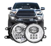 Hgkqbomb FogLamp For Lexus For IS-F For LX570 For HS250h For RX350 For RX450h For GS350 For GS450h For LX570 LED Fog Lights Truck Front Bumper Driving Light Car Fog Lights(A Pair of Chrome)