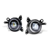 Hgkqbomb FogLamp For Mitsubishi For Lancer For Lancer-ex 2008 2009 2010 2011 2012 2013 Angel Eye Fog Lamps Car LED DRL Daytime Running Lights 12V 2Pcs Car Fog Lights(White Blue Rings)