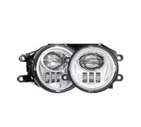 Hgkqbomb FogLamp For RAV4 2006-2012 For Solara 2007-2008 For Venza 2009-2013 For Yaris 2006-2013 LED Fog Lights Truck Front Bumper Driving Light Car Fog Lights(A Pair of Chrome)