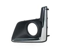 Hgkqbomb FogLamp For Subaru For XV For Crosstrek 2016 2017 Car Front Fog Light Cap Hood Lid Bezel Lamp Frame Cover Foglight Foglamp Chrome Trim Car Fog Lights(Left)