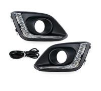 Hgkqbomb FogLamp For Suzuki For Swift 2014 2015 2016 Car LED White Front Bumper DRL Daytime Driving Running Lamp Fog Light Foglight Foglamp Car Fog Lights(1pair LED DRL)