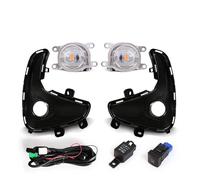 Hgkqbomb FogLamp For Toyota For Vios For Yaris 2020 2021 2022 LED Fog Lamps Car FogLight Front Bumper Daylight Cover Wire Harness Grille Foglights Frame Car Fog Lights(LED Yellow)